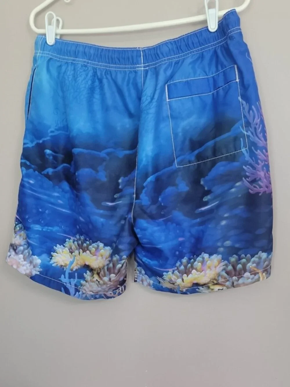 Tommy Bahama Relax Blue Coral Reef Men's Swim Trunks Size L